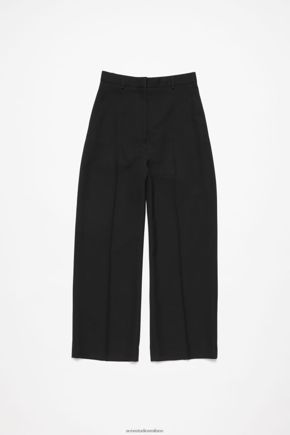 Acne Studios pantaloni sartoriali rilassati abbigliamento nero 0N8X128