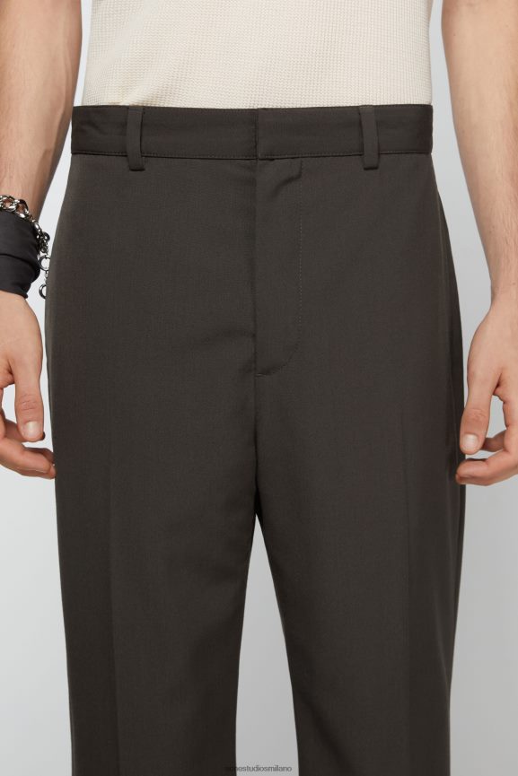 Acne Studios pantaloni su misura abbigliamento marrone cacao 0N8X1041