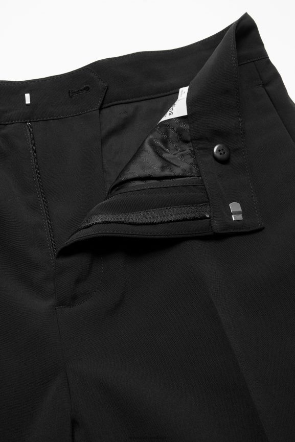 Acne Studios pantaloni su misura abbigliamento nero 0N8X1034