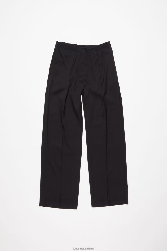 Acne Studios pantaloni su misura abbigliamento nero 0N8X287