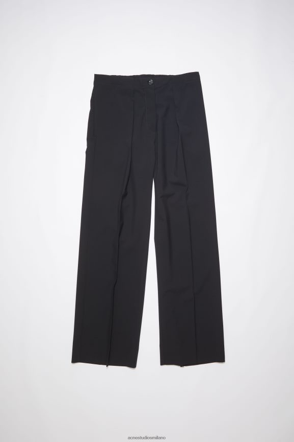 Acne Studios pantaloni su misura abbigliamento nero 0N8X403